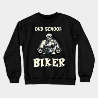 Old School Biker Crewneck Sweatshirt